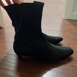 Zara kitten heel boots